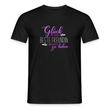 Beste Freundin - Männer T-Shirt - Schwarz - Vorne - AI Model Male 178 light (178cm)
