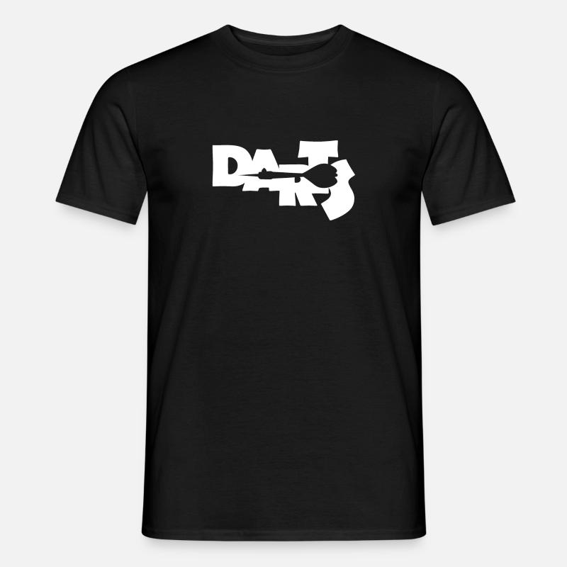 darts - Männer T-Shirt - Schwarz