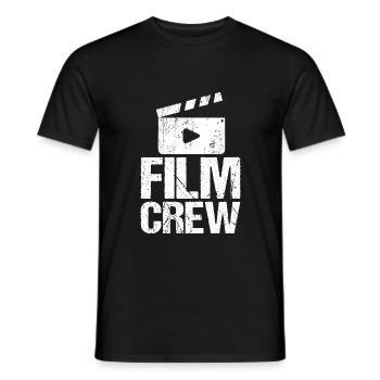 Film Produktion Crew Mitglieder Produzent Filmcrew - Männer T-Shirt - Schwarz - Vorne - AI Model Male 178 light (178cm)