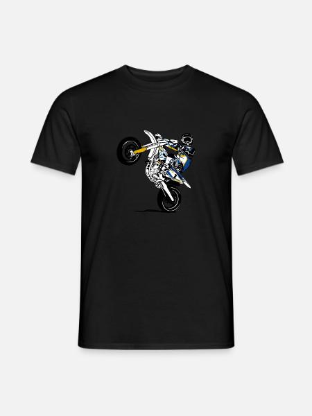 Supermoto - Männer T-Shirt - Schwarz