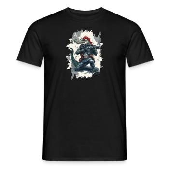 Crocodile AR15 AR 15 Rifle Shooting Shooter - Men's T-Shirt - black - Front - AI Model Male 178 light (178cm)