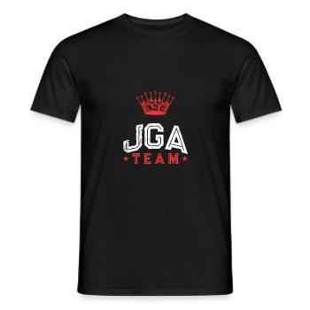 Jga Junggesellenabschied Team - Männer T-Shirt - Schwarz - Vorne - AI Model Male 178 light (178cm)
