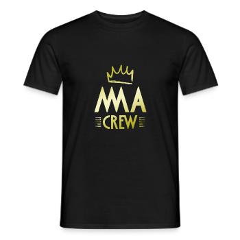 Mma Crew - Männer T-Shirt - Schwarz - Vorne - AI Model Male 178 light (178cm)