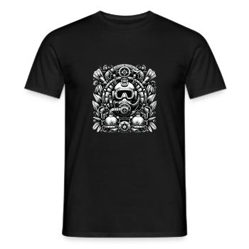 Plongée Plongeurs dans le monde sous-marin - T-shirt homme - noir - Devant - AI Model Male 178 light (178cm)