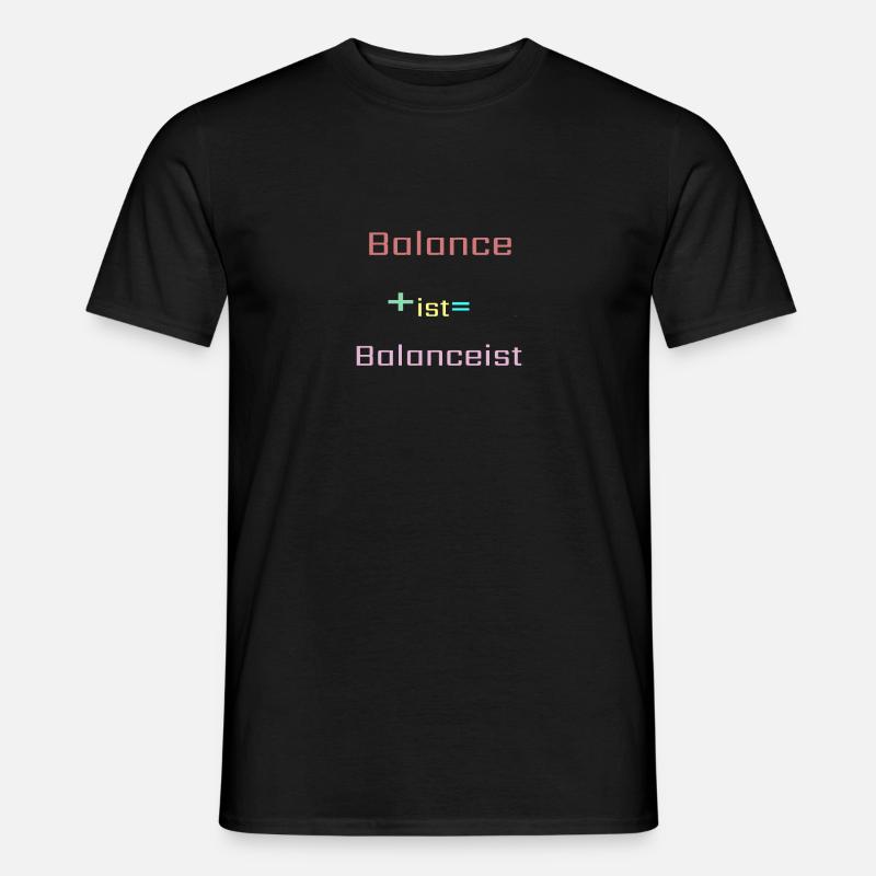 Équilibriste #1Neu 8 - T-shirt homme - noir