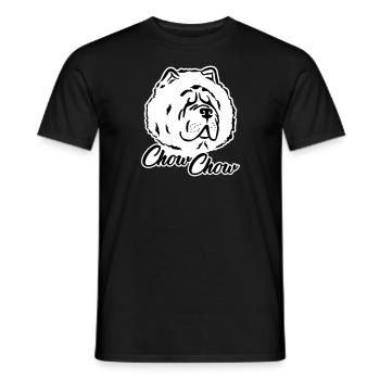 Chow Chow - Männer T-Shirt - Schwarz - Vorne - AI Model Male 178 light (178cm)