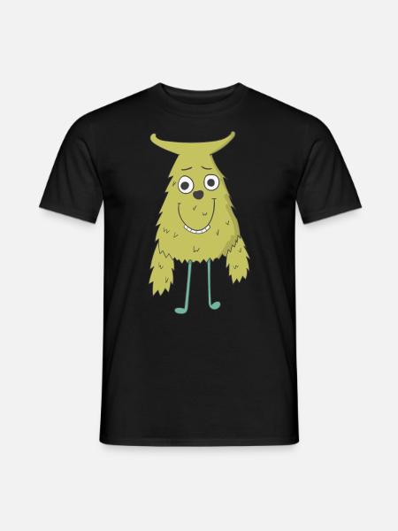 Green Monster - Men's T-Shirt - black
