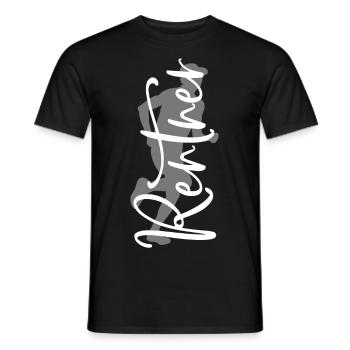 Rentner Sport Fitness Fit Läufer Running Laufen - Männer T-Shirt - Schwarz - Vorne - AI Model Male 178 light (178cm)