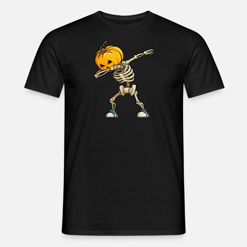 Pumpkin Skeleton Dancer - Men’s T-shirt - black