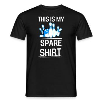 Joueur de bowling Chemise de rechange Cadeau Bowling - T-shirt homme - noir - Devant - AI Model Male 178 light (178cm)