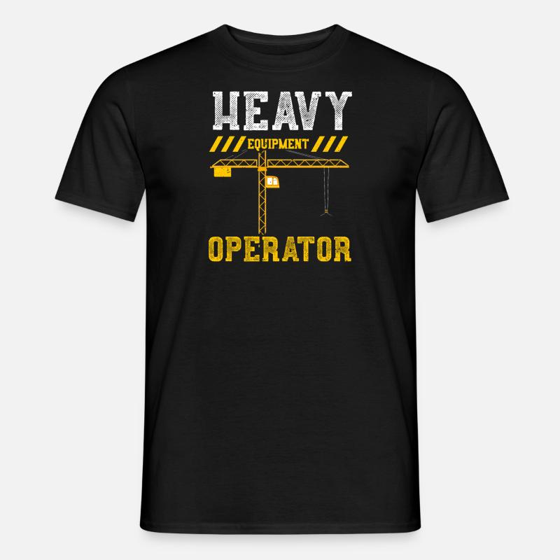 Heavy Equipment Operator - Men’s T-shirt - black