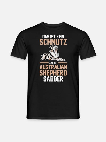 Hund Australian Shepherd - Männer T-Shirt - Schwarz