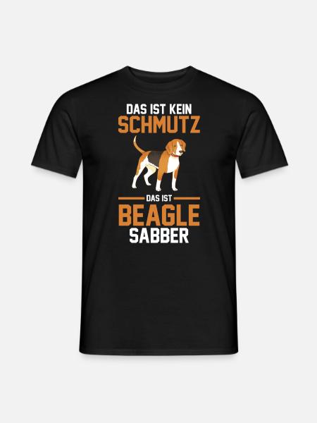 Hund Beagle - Männer T-Shirt - Schwarz
