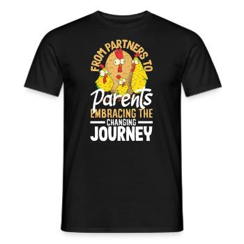 From Partners to Parents Embracing the Changing - Men's T-Shirt - black - Front - AI Model Male 178 light (178cm)