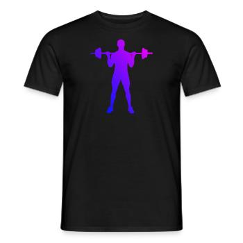 Krafttraining Ausdauertraining Cardio Damen - Männer T-Shirt - Schwarz - Vorne - AI Model Male 178 light (178cm)