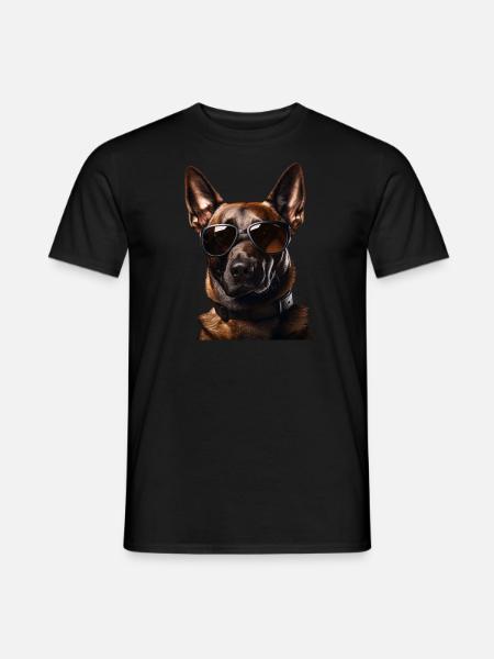 Malinois Cool - Malinois Dog - Men's T-Shirt - black