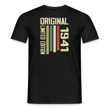 Retro 1941 cadeau 83e anniversaire Vintage 1941 - T-shirt homme - noir - Devant - AI Model Male 178 light (178cm)