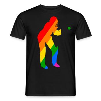 Cricket Wicketkeeper - Männer T-Shirt - Schwarz - Vorne - AI Model Male 178 light (178cm)