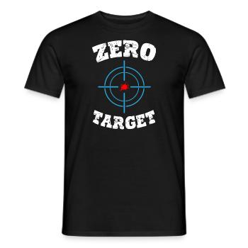Zero Shoot - Sniper - Men's T-Shirt - black - Front - AI Model Male 178 light (178cm)