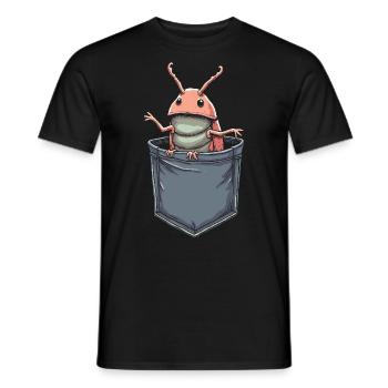 Pill Bug Graphic for Entomologist Insect Rollie Po - Männer T-Shirt - Schwarz - Vorne - AI Model Male 178 light (178cm)
