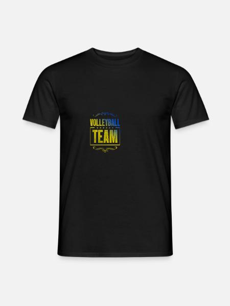 Volleyball Crew - Männer T-Shirt - Schwarz
