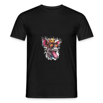 Donkey Funny - Men's T-Shirt - black - Front - AI Model Male 178 light (178cm)