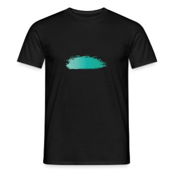 Paint blob splash paint painter gift colorful stroke - Men's T-Shirt - black - Front - AI Model Male 178 light (178cm)