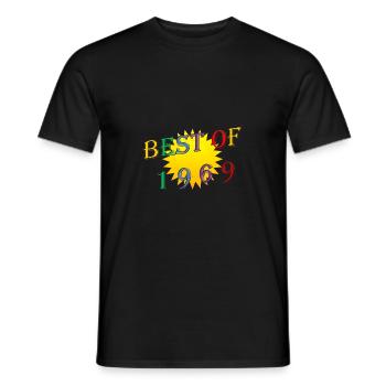 Soleil 1969 - T-shirt homme - noir - Devant - AI Model Male 178 light (178cm)