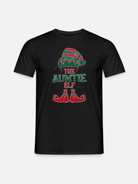 The Aunt Elf - Men's T-Shirt - black