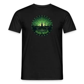 Hallo Wien! - Halloween - Männer T-Shirt - Schwarz - Vorne - AI Model Male 178 light (178cm)