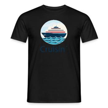 Croisière - T-shirt homme - noir - Devant - AI Model Male 178 light (178cm)