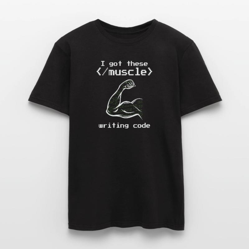 J’ai eu ces codeurs de programmeur de code d’écriture musculaire T-shirt homme