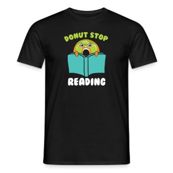 My Book smells Better than your Tablet - Männer T-Shirt - Schwarz - Vorne - AI Model Male 178 light (178cm)