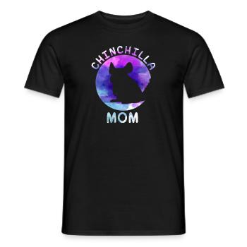 Chinchilla Mom - süßes Chinchilla design - Männer T-Shirt - Schwarz - Vorne - AI Model Male 178 light (178cm)