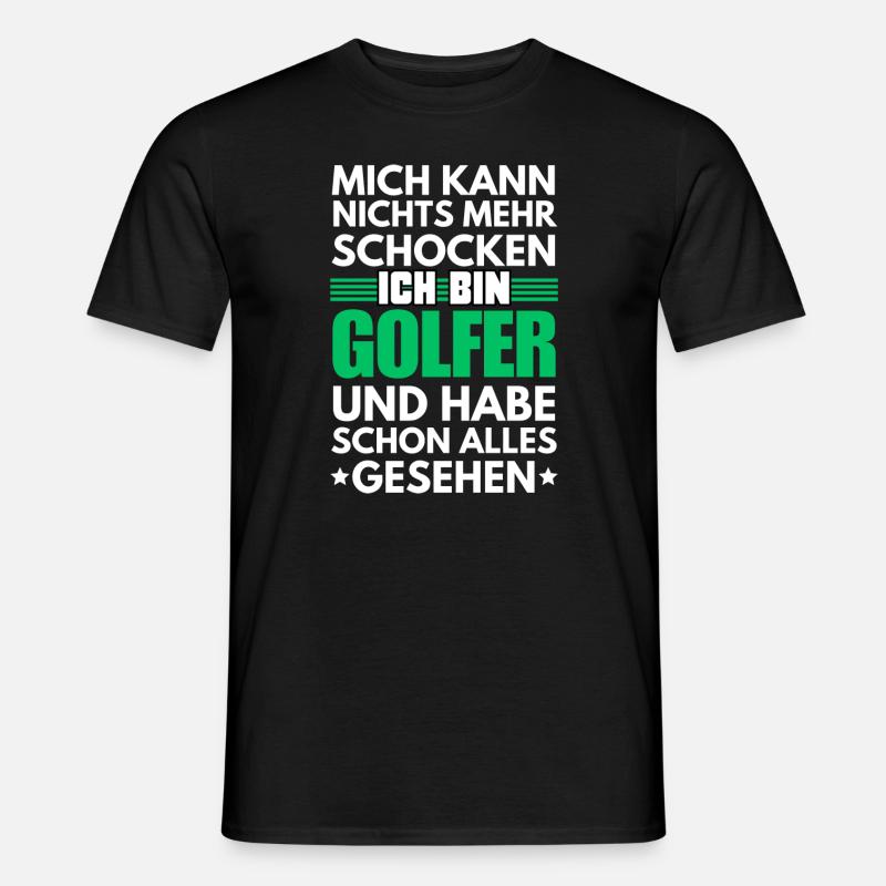 Non-shockable golfer - Men’s T-shirt - black