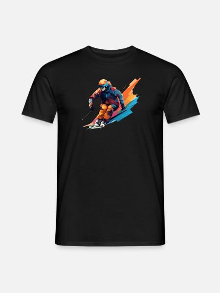 Ski design - Men's T-Shirt - black