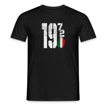 50th birthday Italy 1972 - Men's T-Shirt - black - Front - AI Model Male 178 light (178cm)