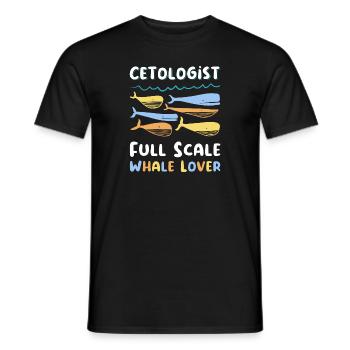 Wal Meer Geschenk Ozean Geschenk - Männer T-Shirt - Schwarz - Vorne - AI Model Male 178 light (178cm)