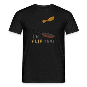 Pfannkuchen Berliner Waffeln Frühstück Geschenk - Männer T-Shirt - Schwarz - Vorne - AI Model Male 178 light (178cm)