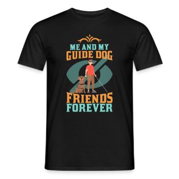Blindness consciousness Blind by law - Men's T-Shirt - black - Front - AI Model Male 178 light (178cm)