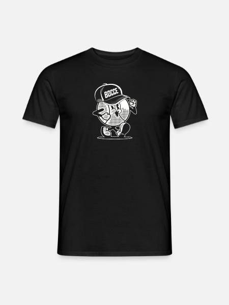 Boule de pétanque pour le Boule de pétanque Cap Boule - T-shirt homme - noir