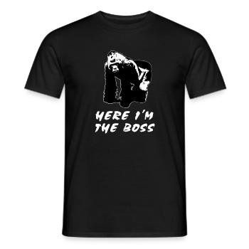 Gorilla - Monkey - Men's T-Shirt - black - Front - AI Model Male 178 light (178cm)
