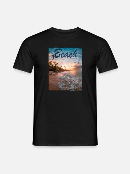 Beach - Men's T-Shirt - black