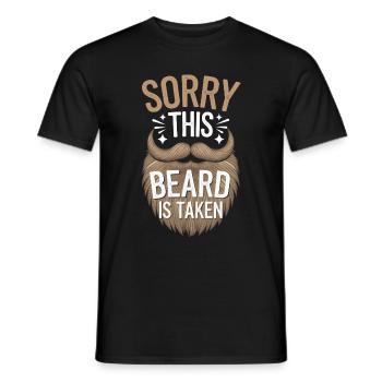 Bart Schnurrbart Bärtige Männer - Männer T-Shirt - Schwarz - Vorne - AI Model Male 178 light (178cm)