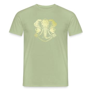 Elephant Boxer - Men's T-Shirt - sage - Front - AI Model Male 178 light (178cm)