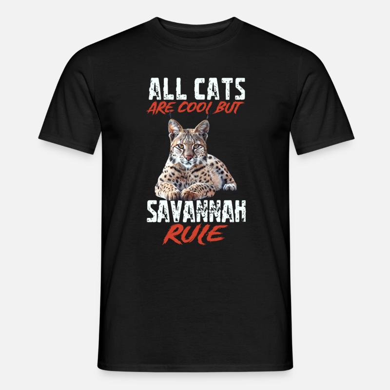 Savannah - Männer T-Shirt - Schwarz