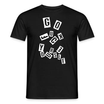 Freches Sprüche Go Fuck Yourself Fun Geschenk - Männer T-Shirt - Schwarz - Vorne - AI Model Male 178 light (178cm)