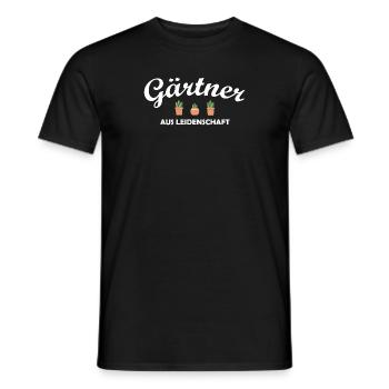 Gärtner aus Leidenschaft! - Männer T-Shirt - Schwarz - Vorne - AI Model Male 178 light (178cm)