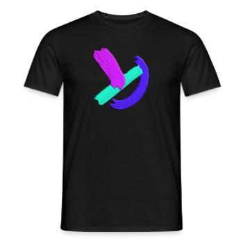Color Splashes #1 - Männer T-Shirt - Schwarz - Vorne - AI Model Male 178 light (178cm)