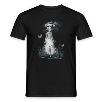 Geisterbraut - Männer T-Shirt - Schwarz - Vorne - AI Model Male 178 light (178cm)
